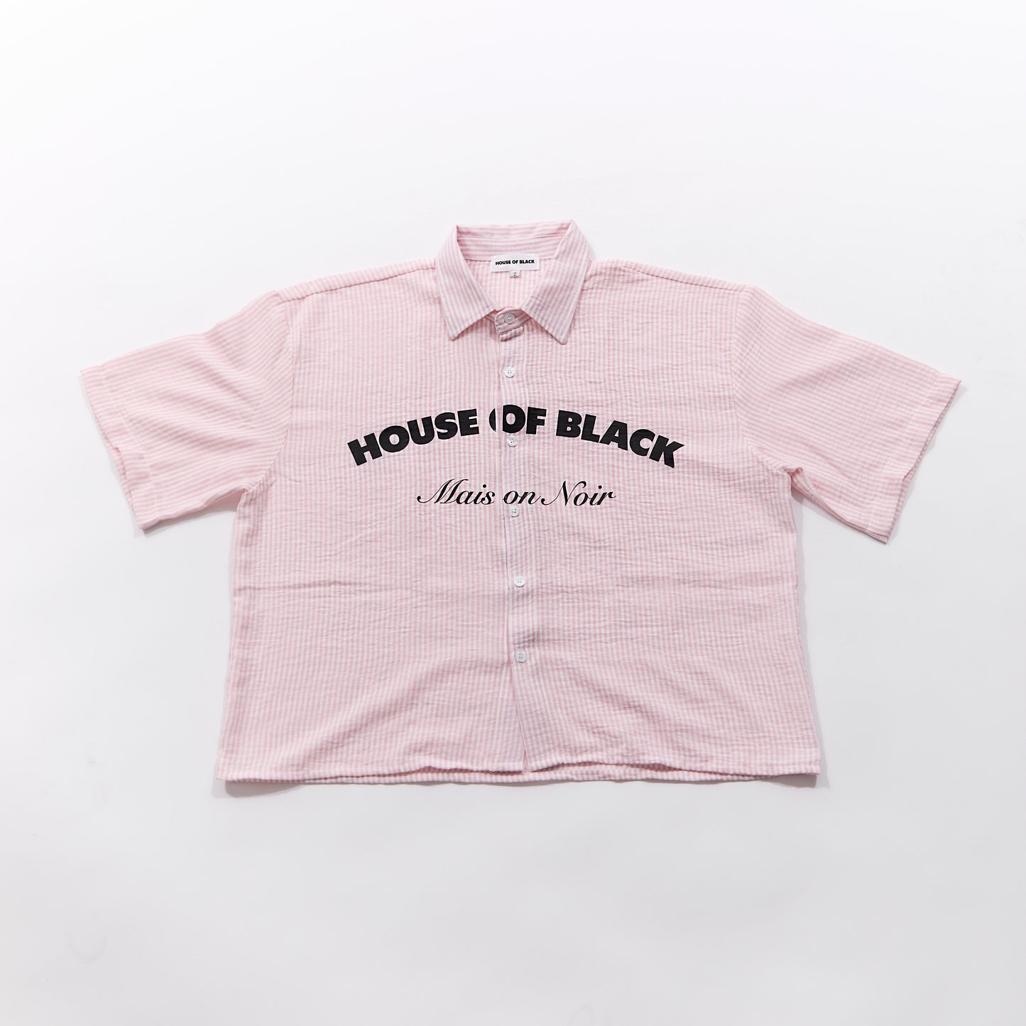 MAISON NOIR pink pinstripe shirt