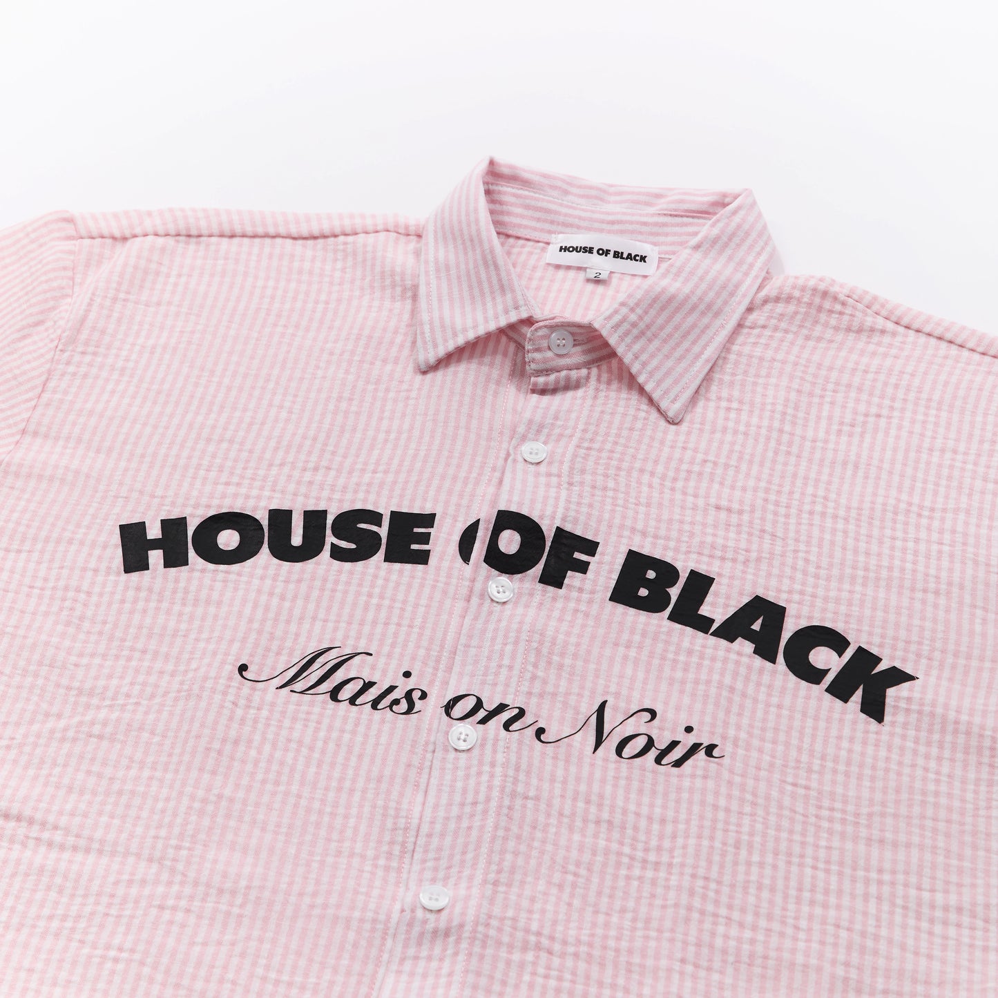 MAISON NOIR pink pinstripe shirt