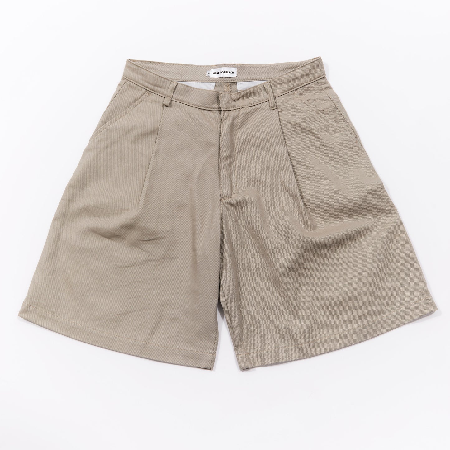 HOB pleated nude balloon shorts