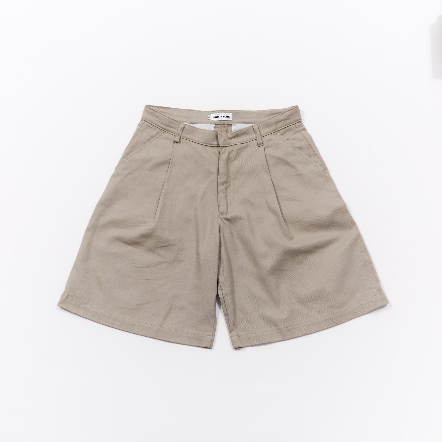 HOB pleated nude balloon shorts
