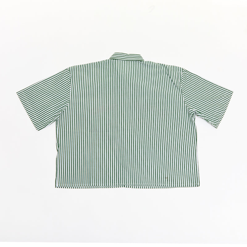 MAISON NOIR Green Pinstripe Shirt