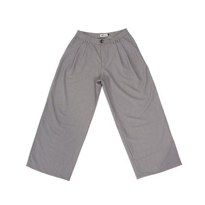 HOB pleated pinstripe pants in Grey