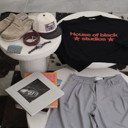 HOB studios cropped sweashirt in Black