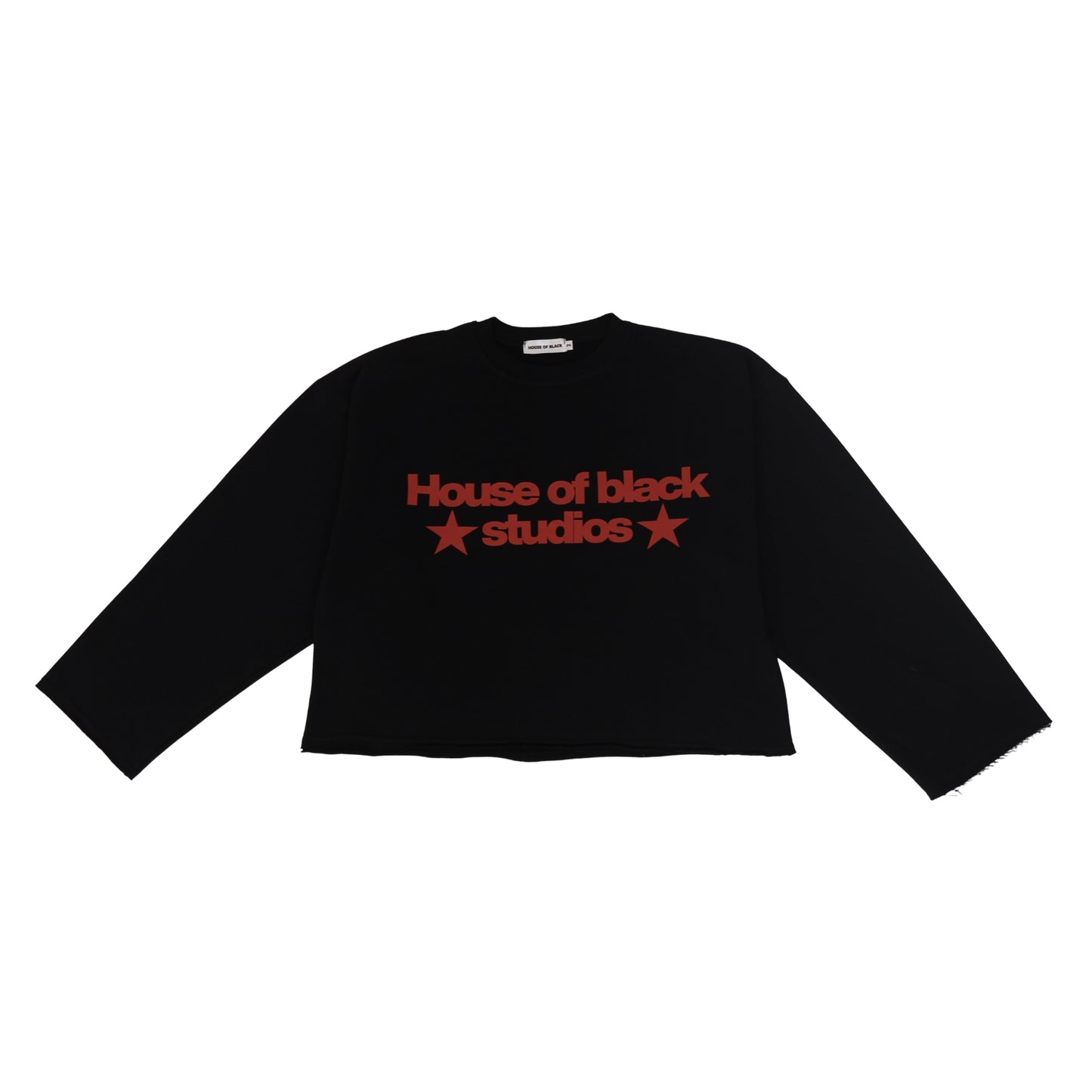 HOB studios cropped sweashirt in Black