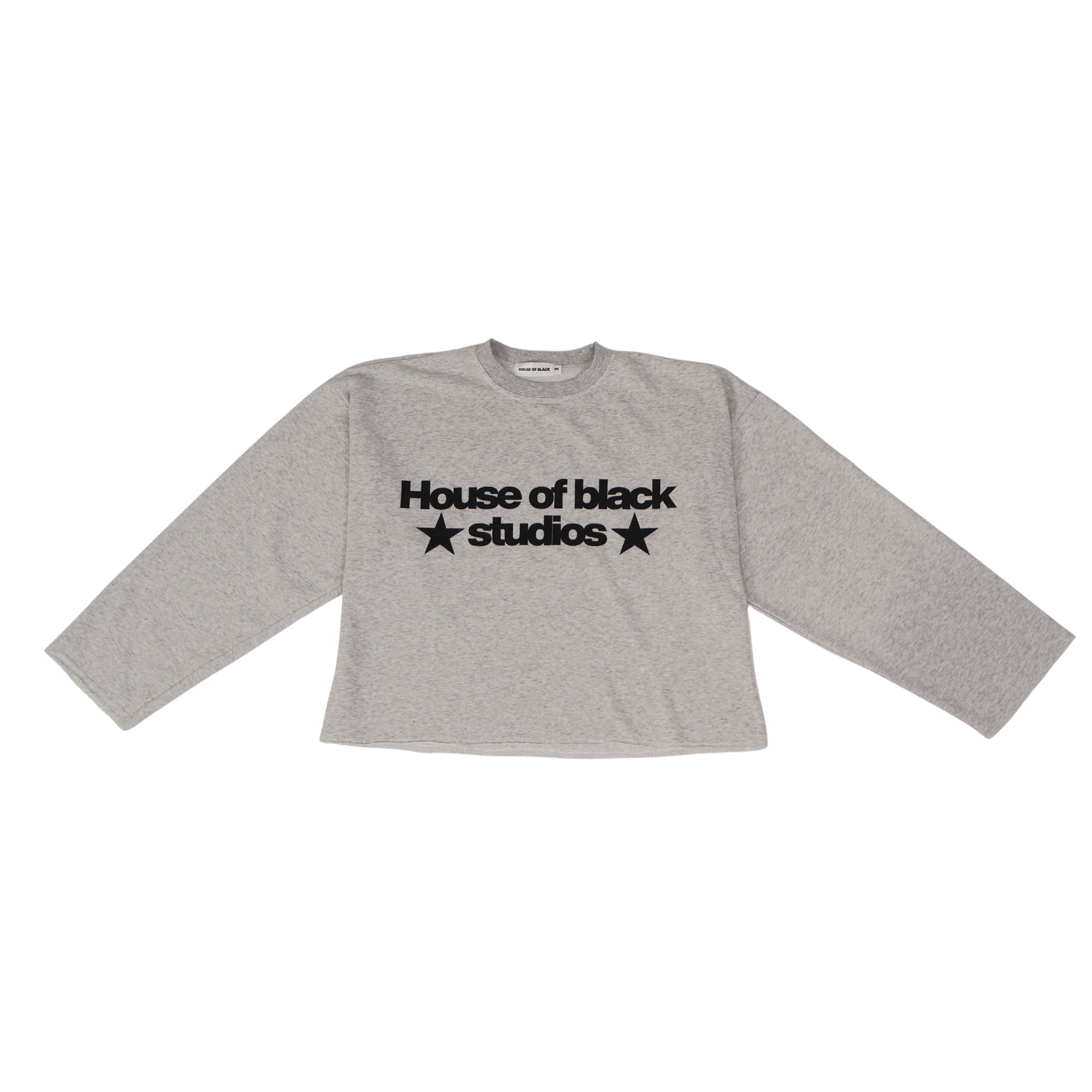 HOB studios cropped sweatshirt in Grey – House of Black