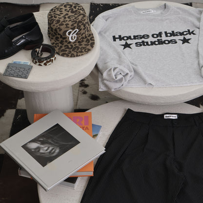 HOB studios cropped sweatshirt in Grey