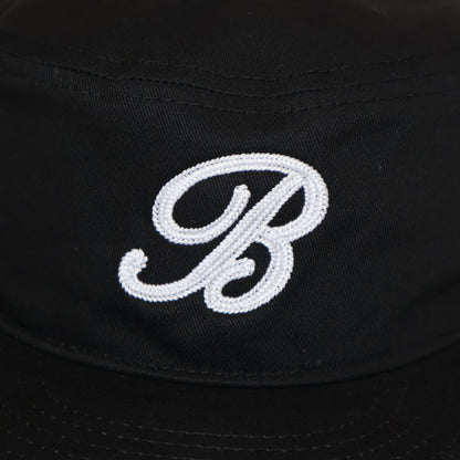 B for Black Black pillbox hat