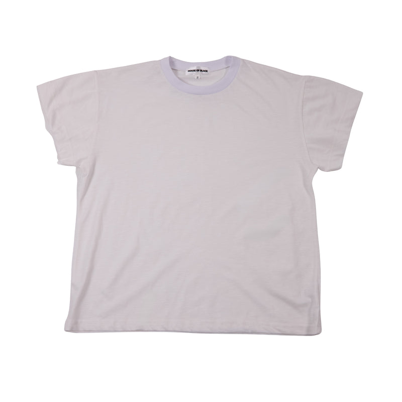 VICIOUS Slub Baby Tee in White