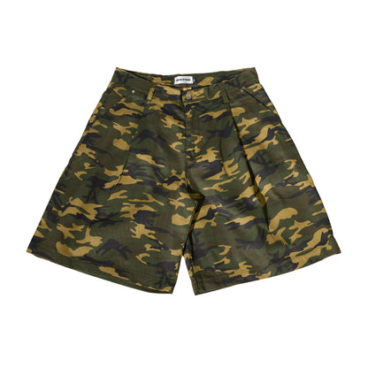 HOB Camo pleated shorts