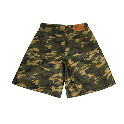 HOB Camo pleated shorts