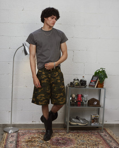 VICIOUS Baby Tee in vintage Grey wash