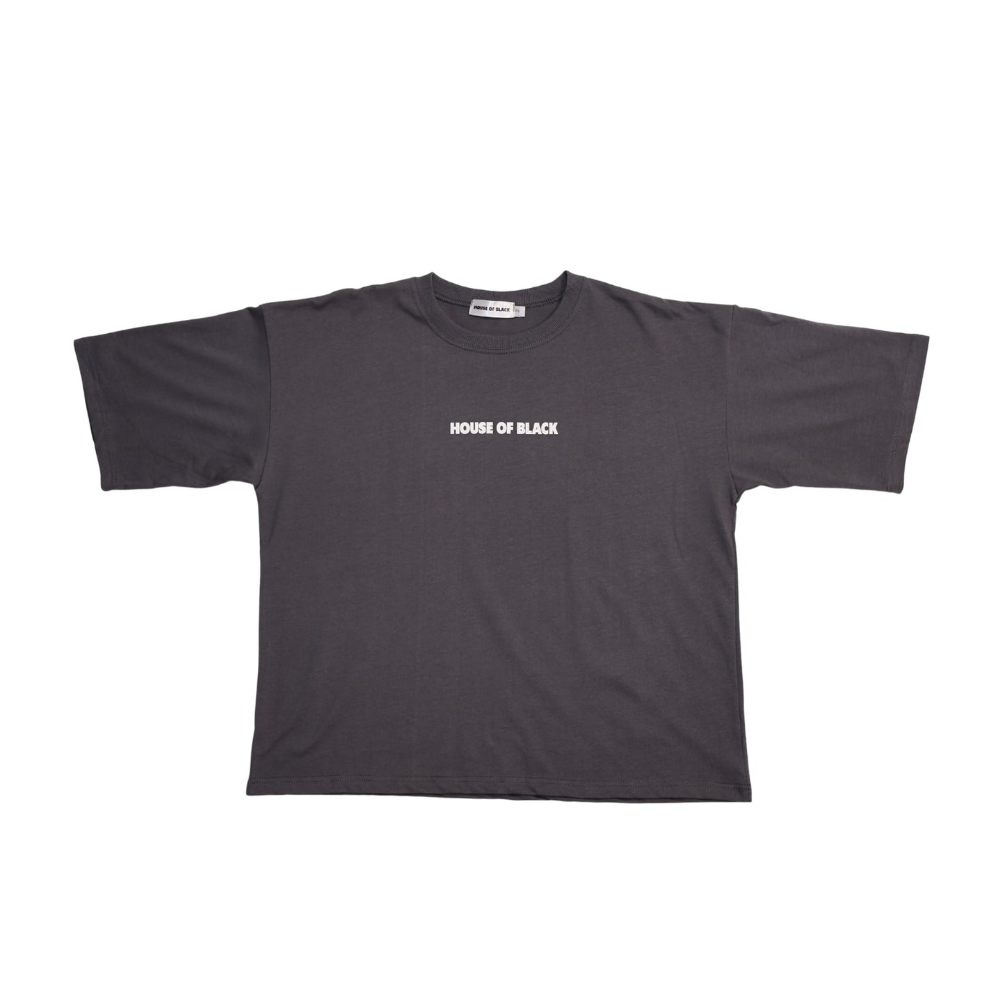 Patch logo tee in Dark grey