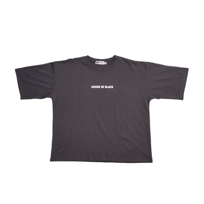 Patch logo tee in Dark grey