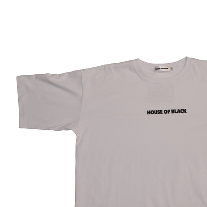 Patch logo tee in white