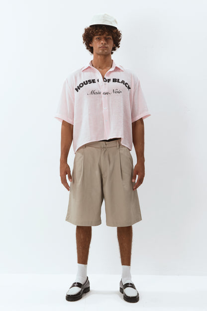 MAISON NOIR pink pinstripe shirt