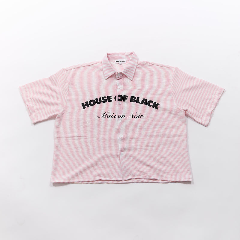 MAISON NOIR pink pinstripe shirt