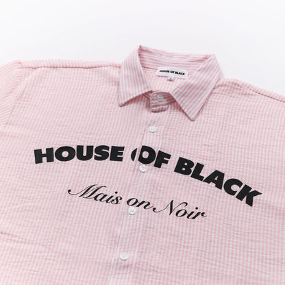 MAISON NOIR pink pinstripe shirt