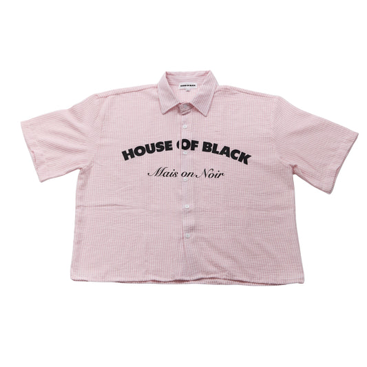 MAISON NOIR pink pinstripe shirt