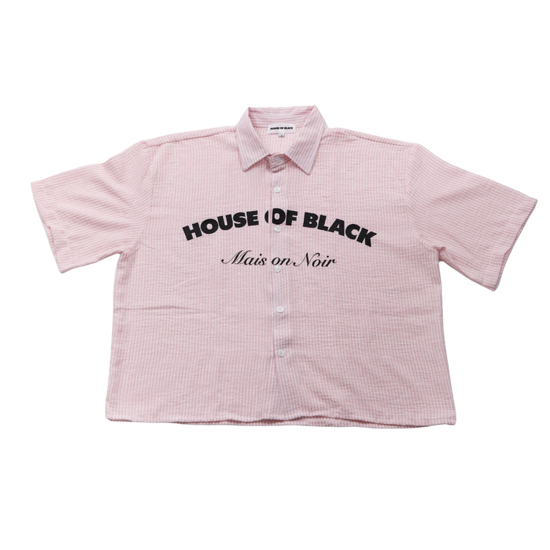 MAISON NOIR pink pinstripe shirt