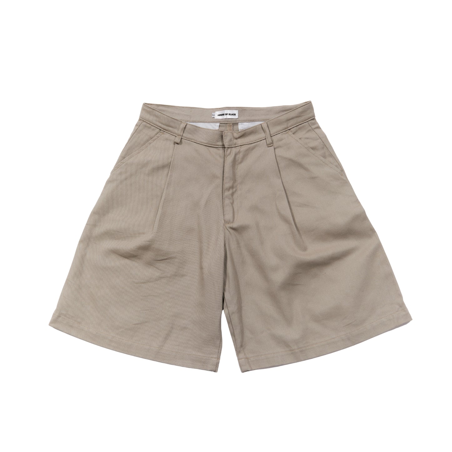 HOB pleated nude balloon shorts