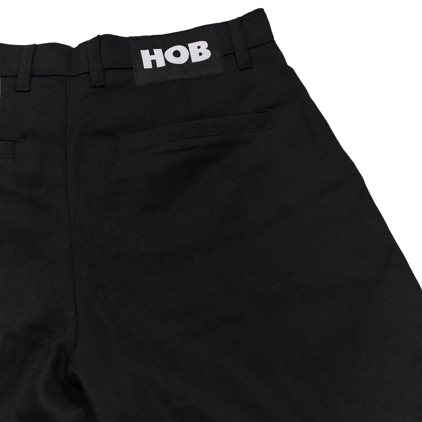 HOB pleated black balloon shorts