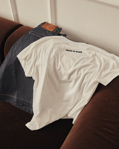 VICIOUS Slub Baby Tee in White